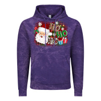Cloud Purple ho ho ho santa Vintage Hoodie - AdoDesignShop
