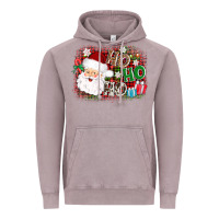 Vintage Zinc ho ho ho santa Vintage Hoodie - AdoDesignShop