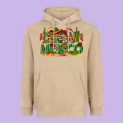New Mexico Heavyweight Hoodie Designed By Texasbilliewilder