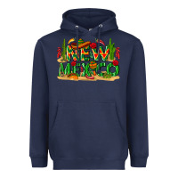 Navy New Mexico Heavyweight Hoodie - texasbilliewilder