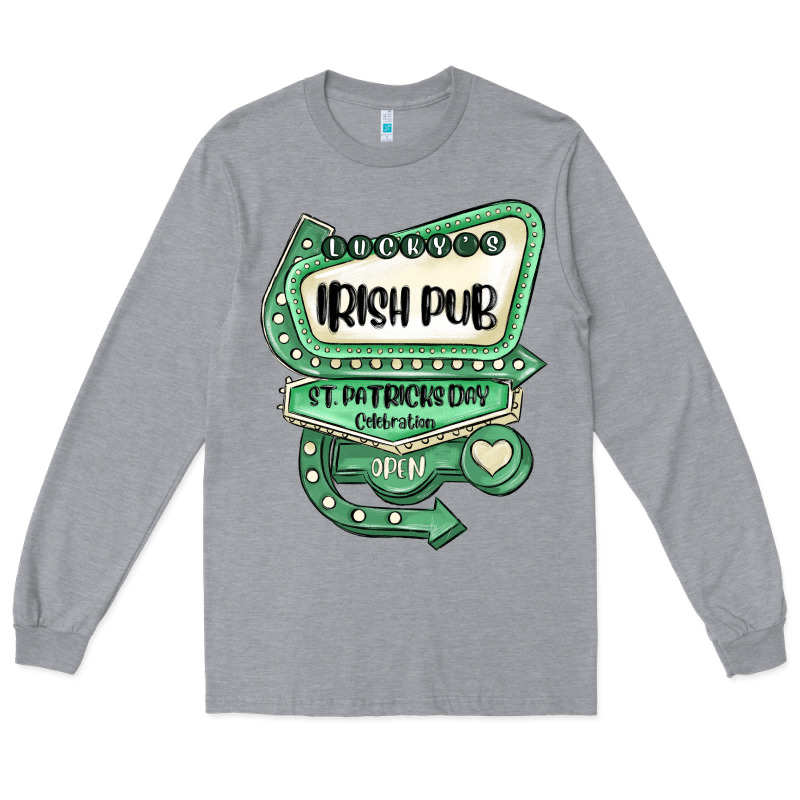 St Patricks Day ırısh Pub Long Sleeve Tee by MaliasSmallBusiness | Teevron