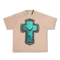 Burro turquoise gemstone cross Urban Heavy Tee - Jasminsmagicworld