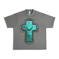 Tornado turquoise gemstone cross Urban Heavy Tee - Jasminsmagicworld