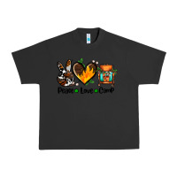Pigment Black peace love camp ado Urban Heavy Tee - AdoDesignShop