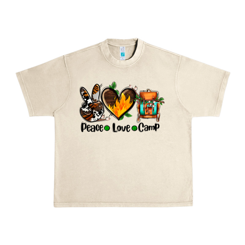 Peace Love Camp Ado Urban Heavy Tee by AdoDesignShop | Teevron