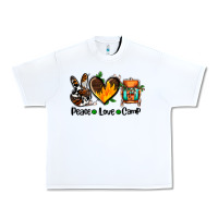 White peace love camp ado Urban Heavy Tee - AdoDesignShop