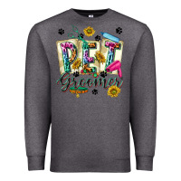 Charcoal Heather Western Pet Groomer Premium Sweatshirt - texasbilliewilder