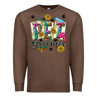 Chestnut Western Pet Groomer Premium Sweatshirt - texasbilliewilder