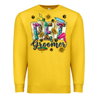 Lemon Western Pet Groomer Premium Sweatshirt - texasbilliewilder