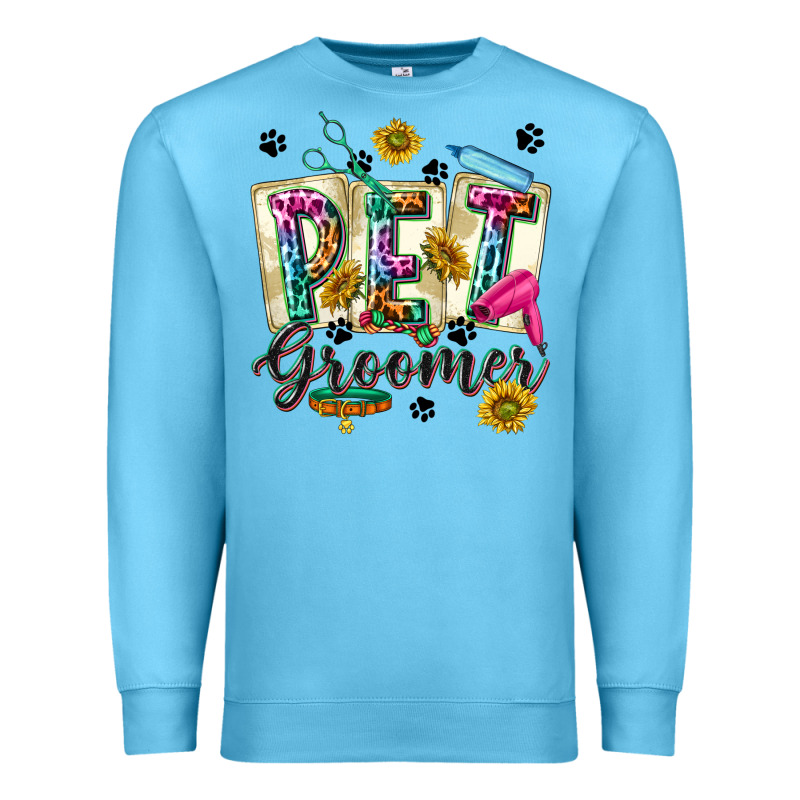 Western Pet Groomer Premium Sweatshirt by texasbilliewilder | Teevron