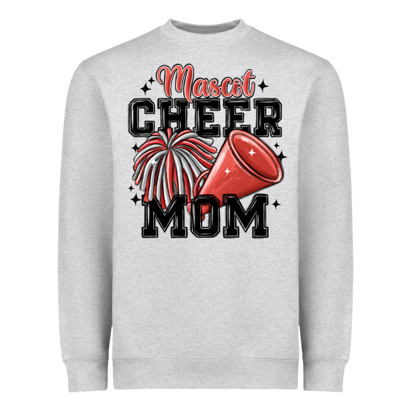 Mascot Cheer Mom Heavyweight Sweatshirt by MaliasSmallBusiness | Teevron