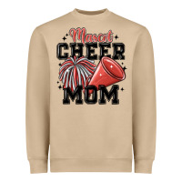 Mushroom mascot cheer mom Heavyweight Sweatshirt - MaliasSmallBusiness