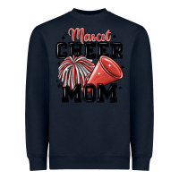 Navy mascot cheer mom Heavyweight Sweatshirt - MaliasSmallBusiness