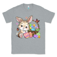 Heather Grey easter bunny Classic Tee - MaliasSmallBusiness