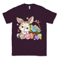 Plum easter bunny Classic Tee - MaliasSmallBusiness