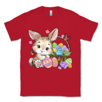 Red easter bunny Classic Tee - MaliasSmallBusiness