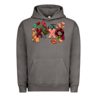 Pigment Tornado Rooster Valentine's Day xoxo Urban Hoodie - FaDigitalArtStudio