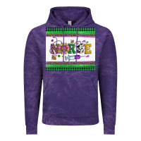Cloud Purple mardi gras nurse Vintage Hoodie - Artiststas