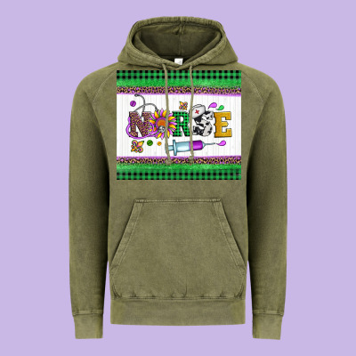 Mardi Gras Nurse Vintage Hoodie Designed By Artiststas
