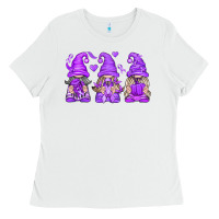 White Domestic Violence Warrior Gnomes Ladies Tee - texasbilliewilder