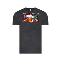 Vintage Black joy christmas heifer Vintage Tee - AdoDesignShop