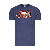 Vintage Denim joy christmas heifer Vintage Tee - AdoDesignShop