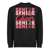 Black senior cheer 2024 Heavyweight Sweatshirt - MaliasSmallBusiness
