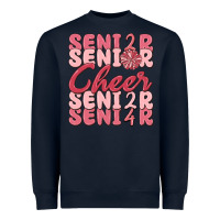 Navy senior cheer 2024 Heavyweight Sweatshirt - MaliasSmallBusiness
