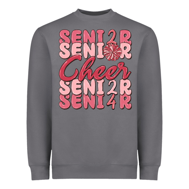 Senior Cheer 2024 Heavyweight Sweatshirt by MaliasSmallBusiness | Teevron
