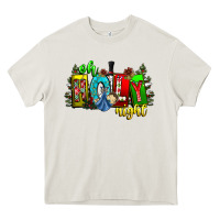 Cream oh holy night Heavy Core Tee - CowhideDigitalArt