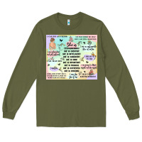 Army Green self love Long Sleeve Tee - MaliasSmallBusiness