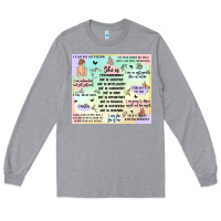Heather Grey self love Long Sleeve Tee - MaliasSmallBusiness