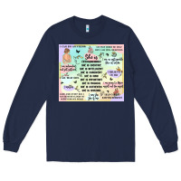 Navy self love Long Sleeve Tee - MaliasSmallBusiness