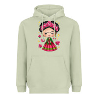 Matcha Mexican Girl Heavyweight Hoodie - texasbilliewilder