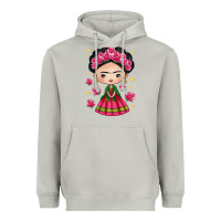 Moon Dust Mexican Girl Heavyweight Hoodie - texasbilliewilder