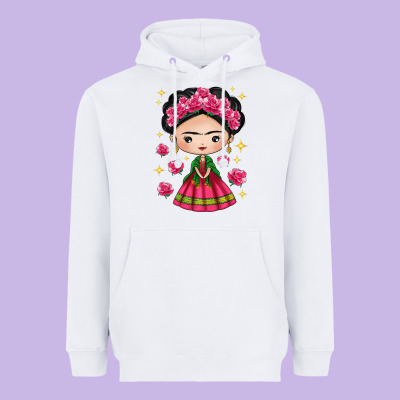 Mexican Girl Heavyweight Hoodie Designed By Texasbilliewilder