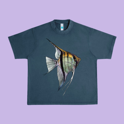 Angelfish Urban Heavy Tee Designed By Lillyallendesigns