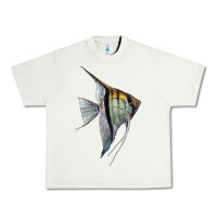 Pistachio Angelfish Urban Heavy Tee - LillyAllenDesigns