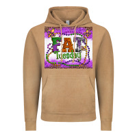 Vintage Camel fat tuesday fleur de lis and mardi gras beads Vintage Hoodie - Artiststas