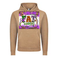 Vintage Coffee fat tuesday fleur de lis and mardi gras beads Vintage Hoodie - Artiststas