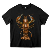 Black crawfish Heavy Core Tee - FaDigitalArtStudio