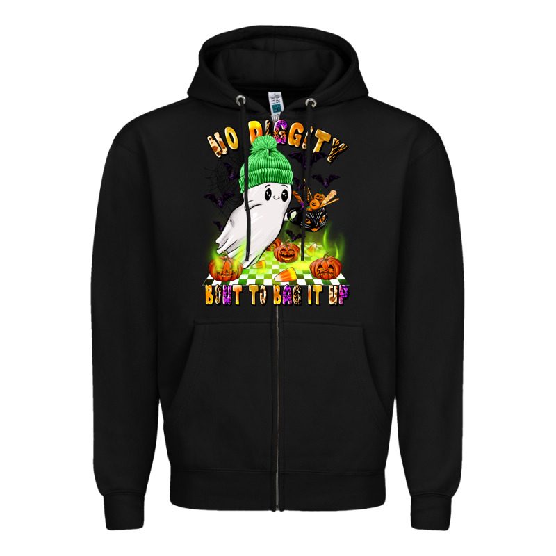 No Diggity Bount To Bag It Up Zipper Hoodie by LillyAllenDesigns | Teevron