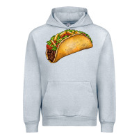 Heather Grey Taco Urban Hoodie - FaDigitalArtStudio