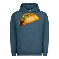 Pigment Midnight Navy Taco Urban Hoodie - FaDigitalArtStudio