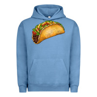 Pigment Pebble Blue Taco Urban Hoodie - FaDigitalArtStudio