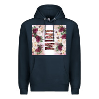 Navy mother’s day mini flowers tumbler tbs Premium Hoodie - TumblerDesignByShophia
