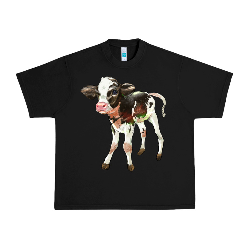 Holstein Calf Urban Heavy Tee by LillyAllenDesigns | Teevron