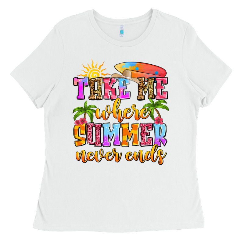 Take Me Where Summer Never Ends Ladies Tee by Zillion Design Studio | Teevron
