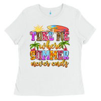White take me where summer never ends Ladies Tee - Zillion Design Studio