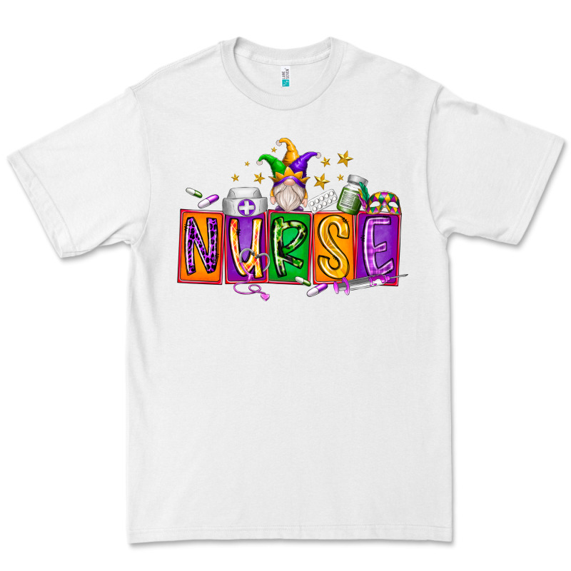 Nurse Mardi Gras Premium Tee by RacoonDesign | Teevron